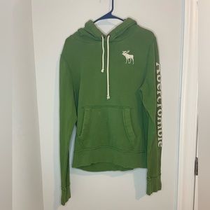 Large green Abercrombie hoodie